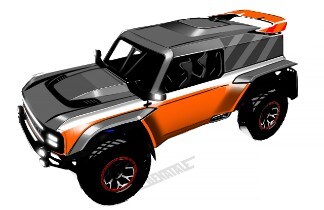 Bronco R Design Sketches